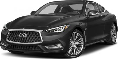 2017 Infiniti Q60 II Coupe 3/4 front-left view