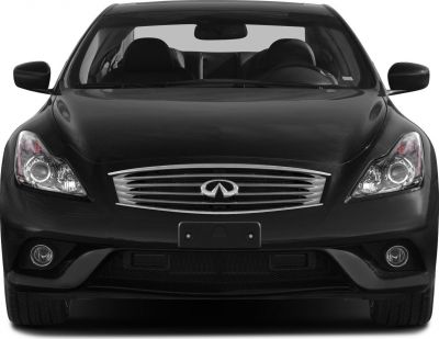 Front view with chrome grille and sleek headlights