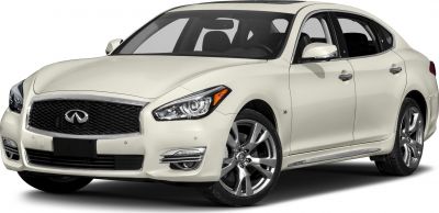 2015 Infiniti Q70L (facelift 2014) 3/4 front-left view
