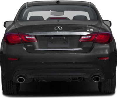 Rear view with dual exhaust and LED taillights