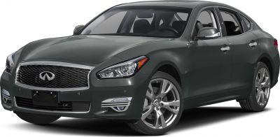 Front grille and alloy wheels of a luxury sedan facelift model