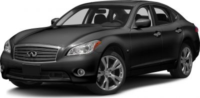 Black luxury sedan front side view with chrome grille and alloy wheels