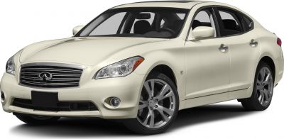 Front side view of sedan with chrome grille and alloy wheels