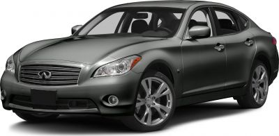 Front side view of a luxury sedan with sharp headlights and alloy wheels