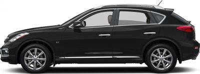 Side profile of sleek black SUV with alloy wheels and 3.7 badge.