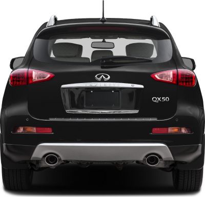 Rear view with dual exhausts, tail lights, and rear wiper