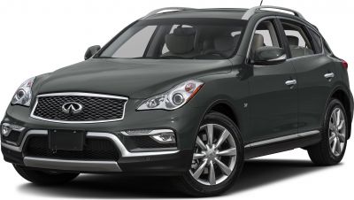 Front and side view of premium SUV with distinctive grille and alloy wheels