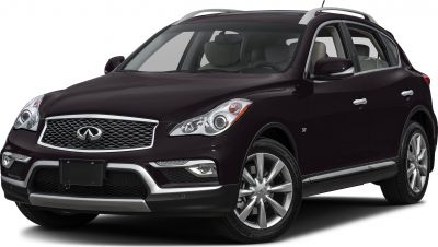 Front and side view of SUV with chrome grille and alloy wheels