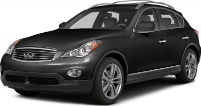Front side view with headlights, alloy wheels, roof rails on black SUV