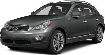 Front 3-quarter view of SUV with sharp headlights and alloy wheels