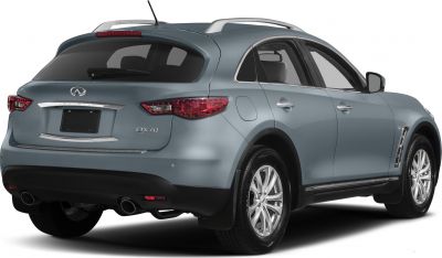 Rear view of SUV featuring tail lights and dual exhaust pipes
