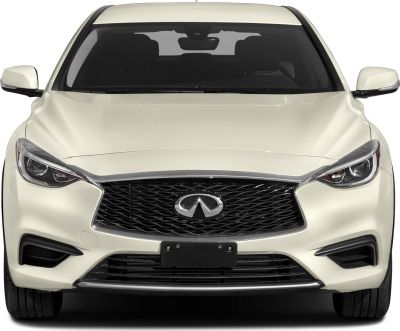 Front view with signature grille and sleek headlamps