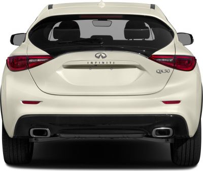 Rear view with sleek tail lights and dual exhaust outlets