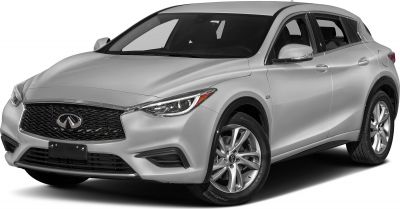 Front three-quarter view of a luxury crossover SUV with sporty alloy wheels