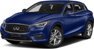 Front-side view with sleek headlights, grille, alloy wheels
