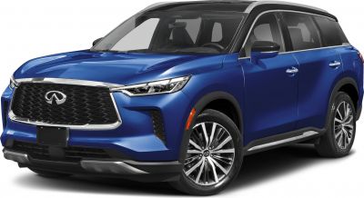Front grille, headlights, alloy wheels, side profile of luxury SUV