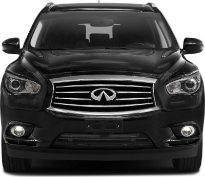 Front view with grille, headlights, and fog lights