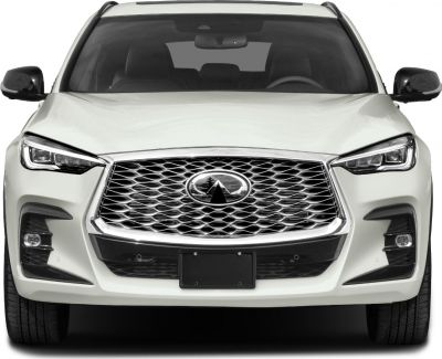 Front grille and LED headlights design of a luxury SUV