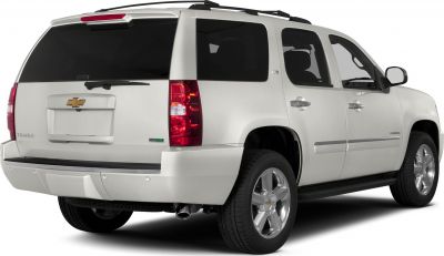 Rear three-quarter view of an SUV highlighting taillights and rear styling