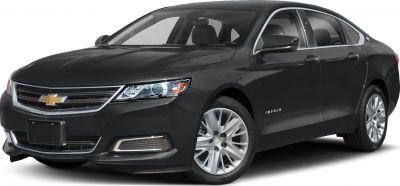 Front and side view of sedan with alloy wheels and LED headlights