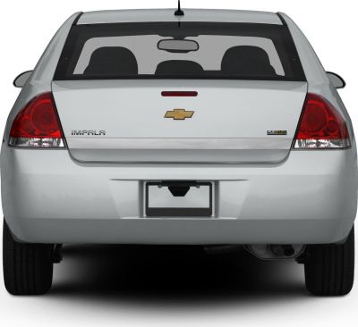 Rear view with distinct taillights and Flex Fuel badge