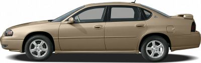 Side profile of a four-door sedan with rear spoiler.