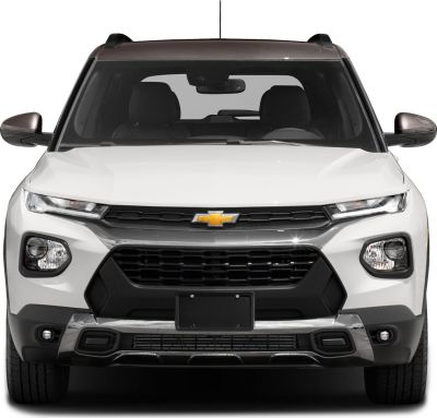 Front view with split headlights and large grille