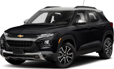 Black SUV front side with modern headlights and unique grille