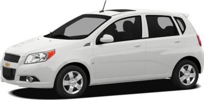 White compact 5-door hatchback front and side exterior view