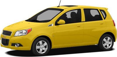 Yellow compact 3-door hatchback showing side profile with alloy wheels