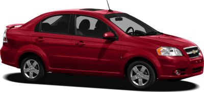 Red four-door sedan with spoiler and sunroof side profile.