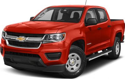 Front angled view of Crew Cab Short Box pickup truck with grille and headlights