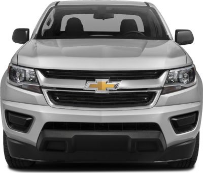 Front grille and headlights of a pickup truck