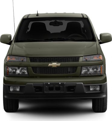 Front view with distinctive grille and headlights.