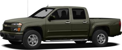 Crew cab pickup with side steps and alloy wheels