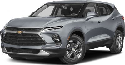 Redesigned front grille and LED headlights of a modern SUV.