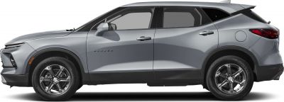 Side profile of a sleek modern SUV with distinct body contours and alloy wheels.