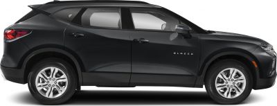Side profile of SUV with alloy wheels and distinct door handles