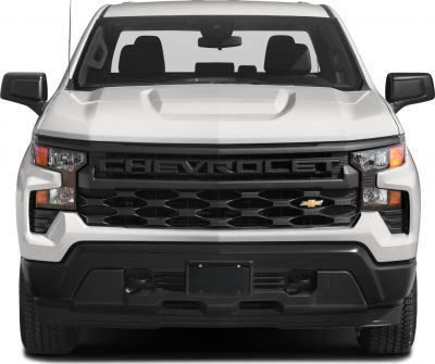 Front view with grille, headlights, and bold Chevrolet lettering