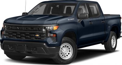 Front view of a modern double cab pickup truck with distinctive grille and headlights
