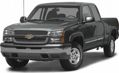Front view of pickup truck with distinctive grille and headlight design