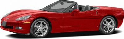 Red convertible sports car with sleek design and chrome wheels