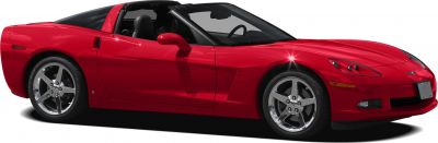 Red sports coupe with chrome wheels and aerodynamic design