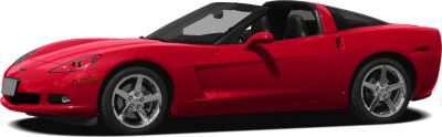 Red sporty coupe with targa roof and five-spoke alloy wheels