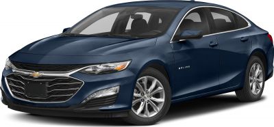 Front-side view of a modern mid-size sedan with alloy wheels and distinctive grille.