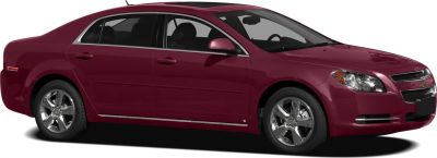 Sedan with chrome alloy wheels and chrome side trim