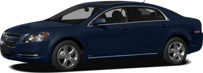 Side profile of a 2008 sedan with visible wheel design and windows