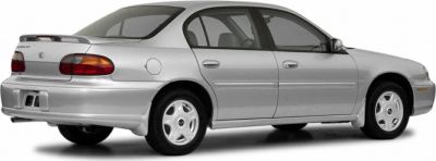 Silver mid-size sedan rear side profile with alloy wheels