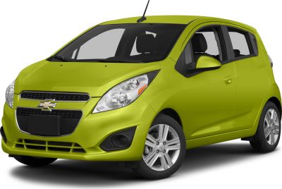 Compact hatchback front-side view with grille and alloy wheels