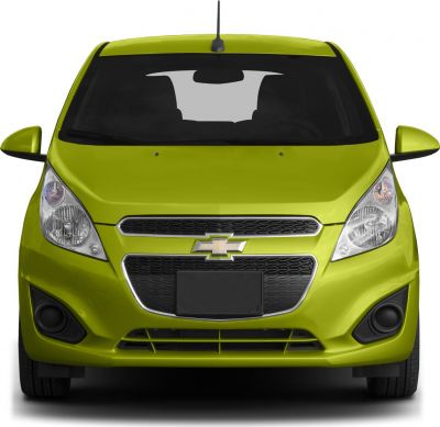 Compact hatchback front with distinct grille and headlights